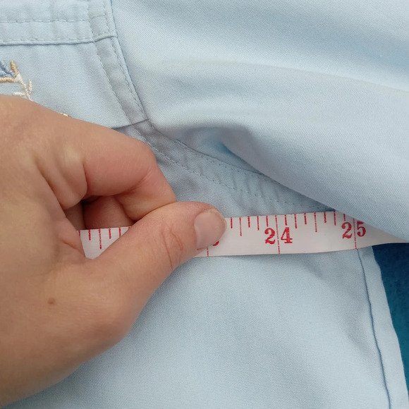 4/$15 Coat Collectibles Lightweight Jacket Light Blue w/ Embroidery XL - Picture 7 of 14